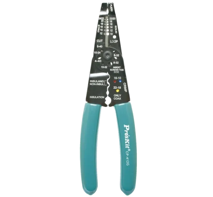 Pro'sKit CP-412G Кліщі для обжиму і зачистки