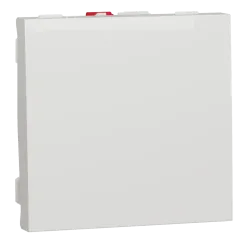 Schneider Electric New Unica NU320118 Вимикач 1-клавішний схема 1, 10А 2 модулі білий