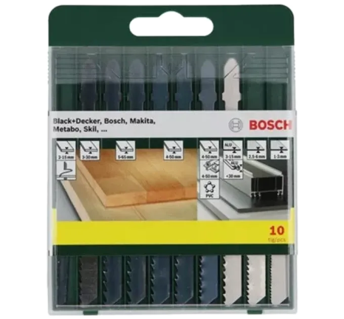 Bosch Promoline 10 шт (2607019461) Набір пильних полотен