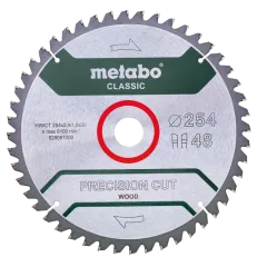 Metabo "precision cut wood - classic" (628061000) Пильний диск 254x30, Z48 WZ 5°neg.