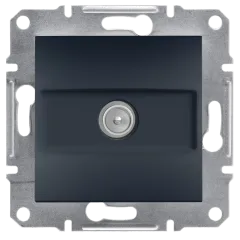 Schneider Electric Asfora EPH3200171 TV РОЗЕТКА КОНЕЧНАЯ АНТРАЦИТ Schneider Electric Asfora EPH3200171 TV РОЗЕТКА КОНЕЧНАЯ АНТРАЦИТ