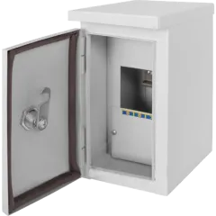 E.NEXT e.mbox.stand.n.04.z Шафа металева, під 4мод., герметична IP54, навісна, з замком E.NEXT e.mbox.stand.n.04.z Шафа металева, під 4мод., герметична IP54, навісна, з замком
