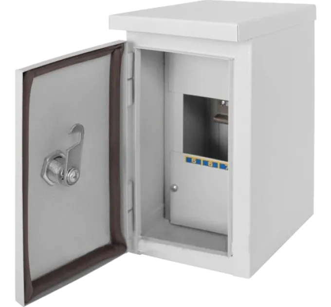 E.NEXT e.mbox.stand.n.04.z Шафа металева, під 4мод., герметична IP54, навісна, з замком E.NEXT e.mbox.stand.n.04.z Шафа металева, під 4мод., герметична IP54, навісна, з замком