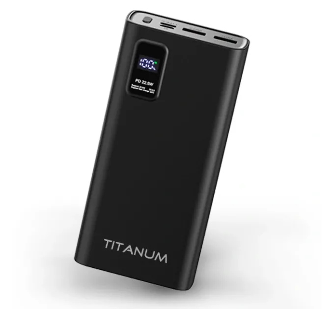 TITANUM 727S 20000mAh 22.5W Black Повербанк