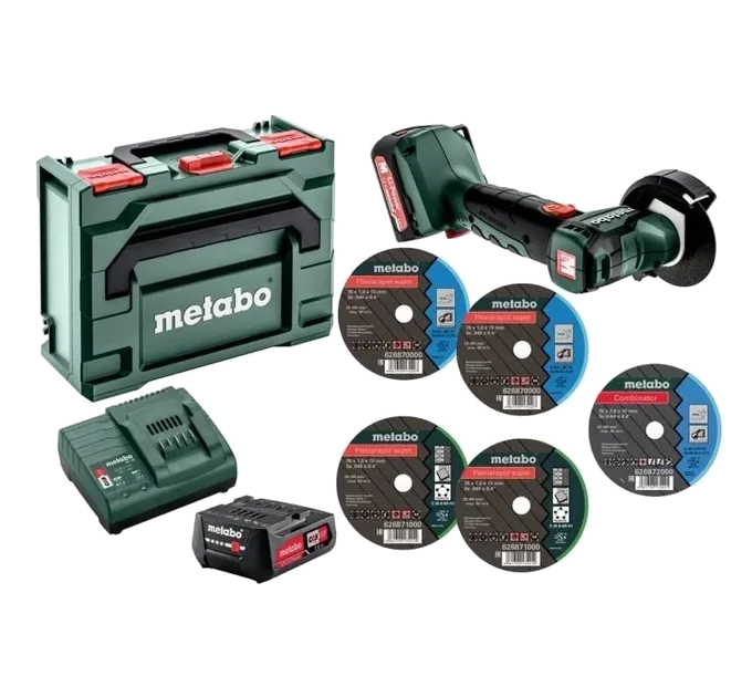 Metabo PowerMaxx CC 12 BL (600348500) Аккумуляторная болгарка Metabo PowerMaxx CC 12 BL (600348500) Аккумуляторная болгарка
