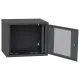 IPCOM 12U 600x450 Шафа телекомунікаційна двері перф(чорна)