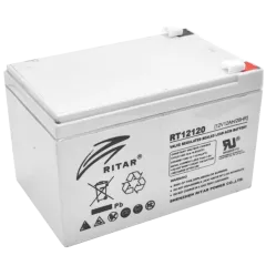 AGM RITAR RT12120B 12V 12Ah Аккумуляторная батарея AGM RITAR RT12120B 12V 12Ah Аккумуляторная батарея