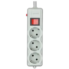 Gembird SPG3-G-15G-PRO Сетевой фильтр 4.5 м кабель 3 розетки