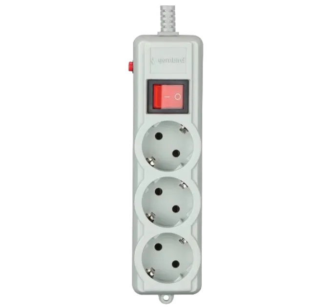 Gembird SPG3-G-15G-PRO Сетевой фильтр 4.5 м кабель 3 розетки