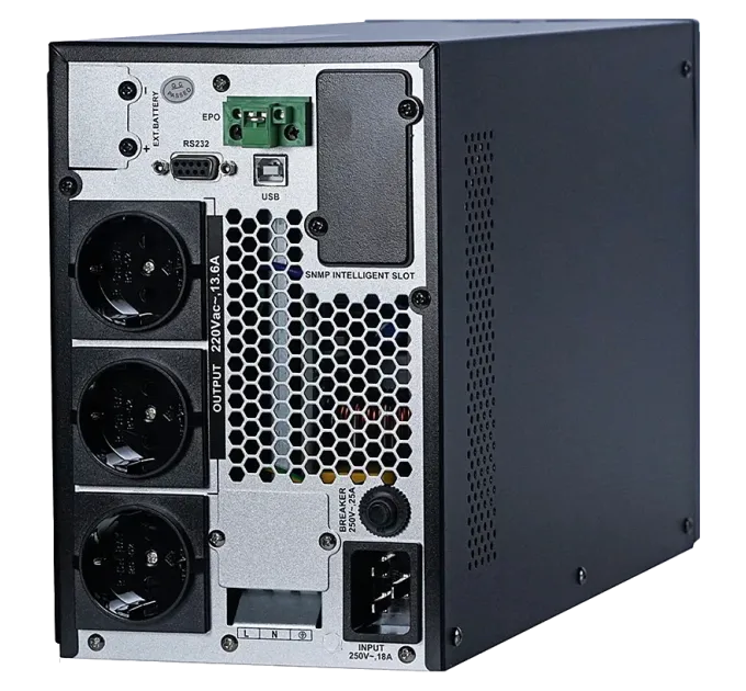 Kraft KRF-T3000VA/2400W(LCD) Pro Online Джерело безперебійного живлення