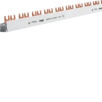 Hager KDN263B Шина фазна 2P 10мм 57M Hager KDN263B Шина фазна 2P 10мм 57M