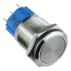 Аско TYJ 16-311 Кнопка металлическая плоская с фикс 1NO+1NC