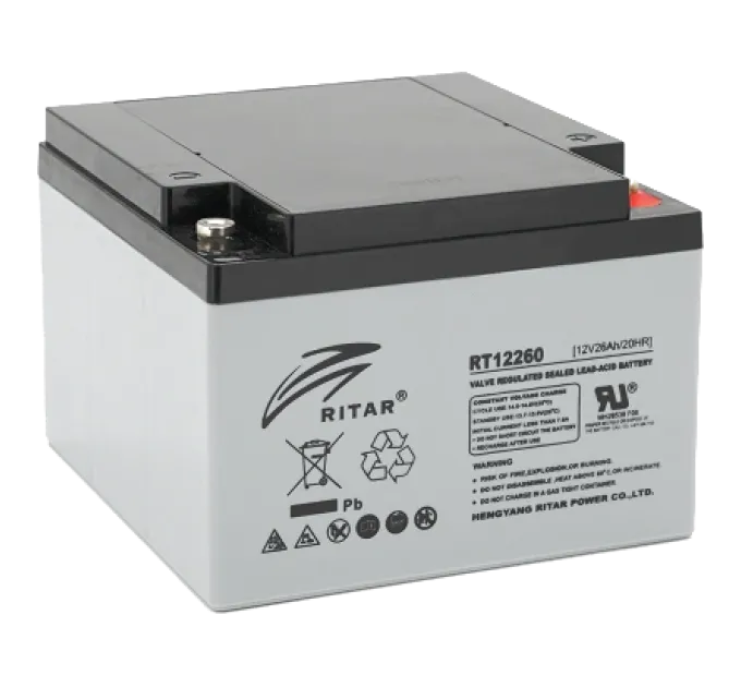 RITAR RT12260 26A•ч 12В Свинцово-кислотная аккумуляторная батарея RITAR RT12260 26A•ч 12В Свинцово-кислотная аккумуляторная батарея