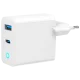 Gembird TA-UC-PDQC45L-W-01 (USB-A + Type-C) Сетевое зарядное устройство