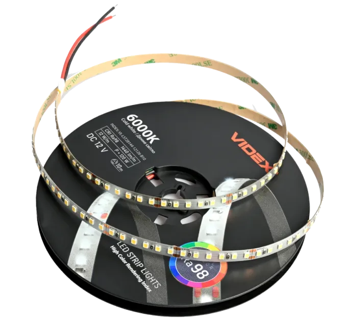 VIDEX (VL-LST28144-12126-B10) DC12V 120W 10M 6000K LED лента