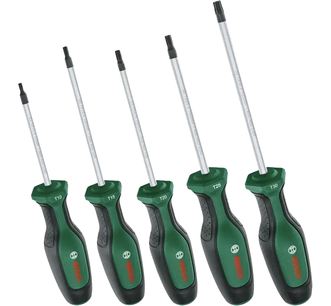 Bosch Torx10-30 (1600A02BX6) 6 шт Набор отверток Bosch Torx10-30 (1600A02BX6) 6 шт Набор отверток