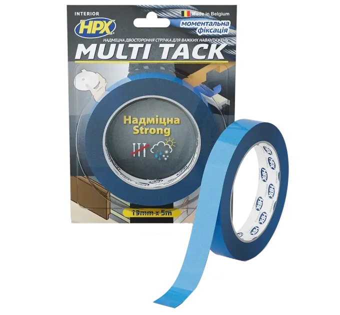 HPX MTT1905 MULTI TACK 19мм х 5м Лента двухсторонняя HPX MTT1905 MULTI TACK 19мм х 5м Лента двухсторонняя