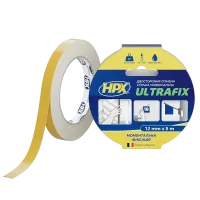 HPX DSU1205 ULTRAFIX 12мм х 5м Стрічка двохстороння HPX DSU1205 ULTRAFIX 12мм х 5м Стрічка двохстороння