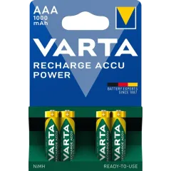 VARTA RECHARGEABLE ACCU 1000mAh Аккумулятор AAA VARTA RECHARGEABLE ACCU 1000mAh Аккумулятор AAA