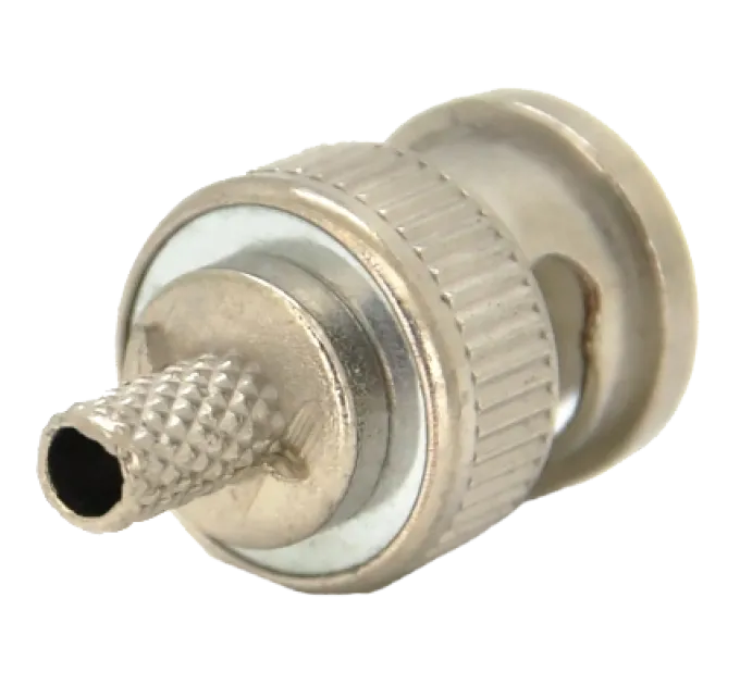 BNC-M - RG-58 crip + желтый наконечник Q100/2500 Разъем
