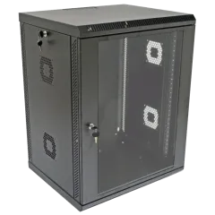 19"15U, 600х600х773 акриловое стекло,черный Шкаф