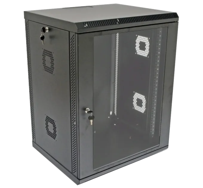 19"15U, 600х600х773 акриловое стекло,черный Шкаф 19"15U, 600х600х773 акриловое стекло,черный Шкаф