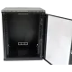 19"15U, 600х600х773 акриловое стекло,черный Шкаф