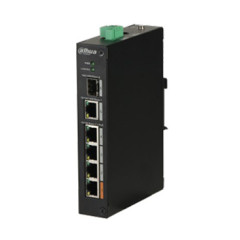 Dahua DH-PFS3106-4ET-60 POE Коммутатор 4 порта неуправляемый Dahua DH-PFS3106-4ET-60 POE Коммутатор 4 порта неуправляемый