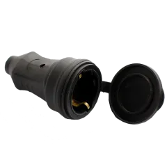 ERKA 5001 Штепсельный разъем с заглушкой 1*16 (каучук)