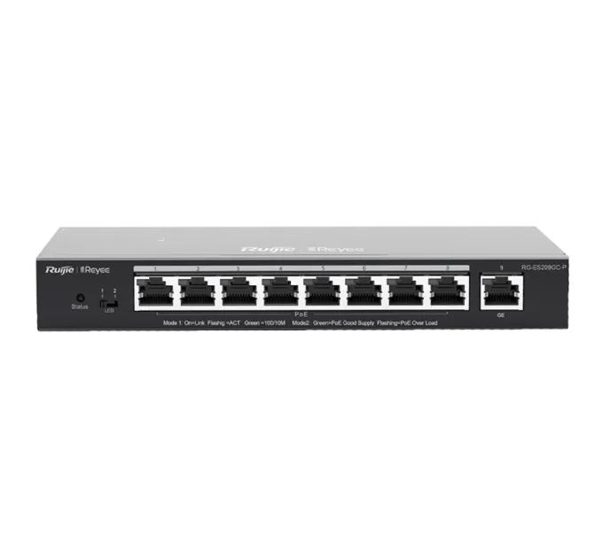 Ruijie RG-ES209GC-P POE Коммутатор 9 портов управляемый