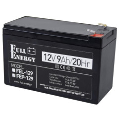 Full Energy FEP-129 9А•ч 12В Свинцово-кислотная аккумуляторная батарея Full Energy FEP-129 9А•ч 12В Свинцово-кислотная аккумуляторная батарея