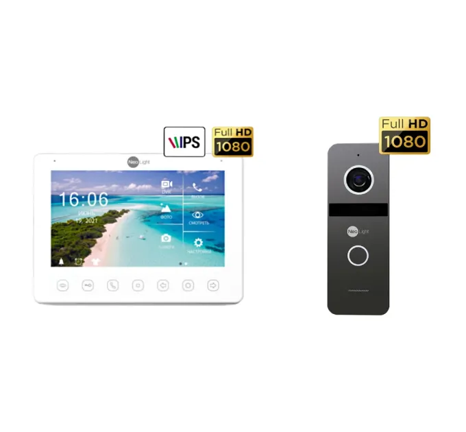 NeoKIT HD+ Graphite Комплект монитор Omega+HD+панель SOLO FHD NeoKIT HD+ Graphite Комплект монитор Omega+HD+панель SOLO FHD