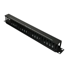 EPNew PLMN-060Z Кабельный организатор 1U с крышкой, черный, EPNew