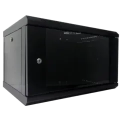 Hypernet WMNC-6U-FLAT-AC-BLACK Шафа коммутаційна настінна 6U 600x450 розбірна