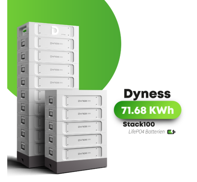 Блок батарей Dyness Stack 20.48 кВт/год 4xS51100 400Ah LiFePO4 SBDU100 (STACK100-4-20.48 kW) Блок батарей Dyness Stack 20.48 кВт/год 4xS51100 400Ah LiFePO4 SBDU100 (STACK100-4-20.48 kW)