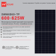 Сонячна панель 610 Вт двустороння SWI Solar (Швейцарія) DHM66D60-610/TP з подвійним склом.