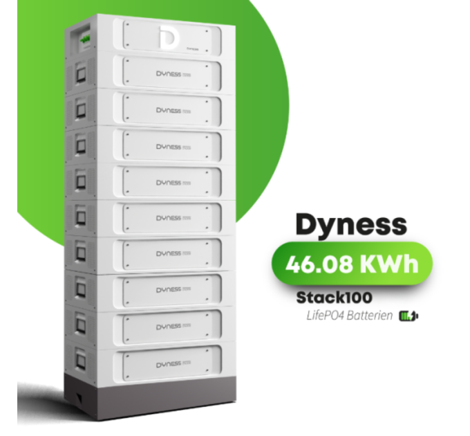 Блок батарей Dyness Stack 46.08 кВт/год 9xS51100 900Ah LiFePO4 SBDU100 (STACK100-9-46.08kW)