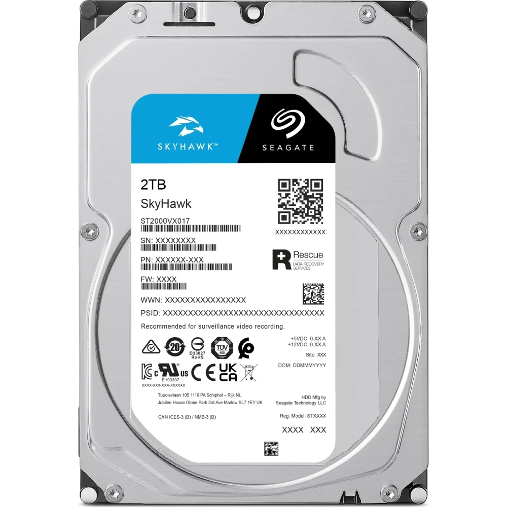 Seagate SkyHawk 2Тб ST2000VX017 | shop-security.com.ua